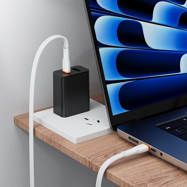 Кабель BOROFONE BX118 Esplendido 60W charging data cable C to C White