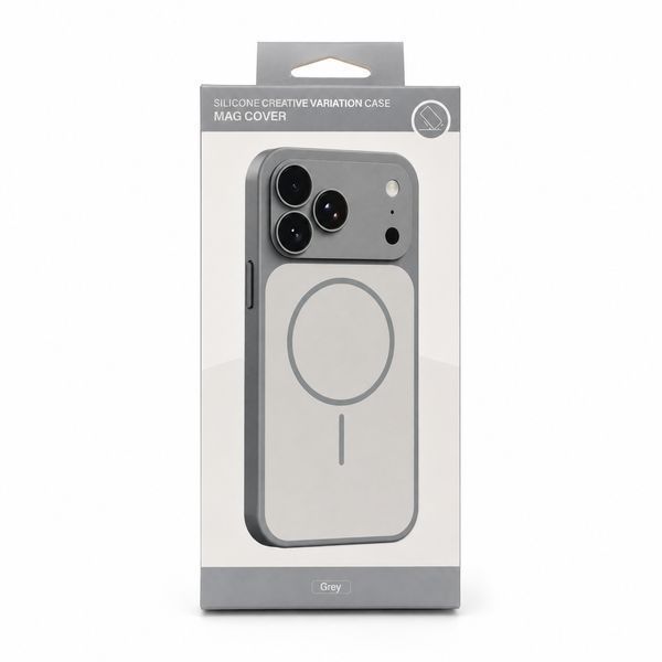 Чохол для смартфона Silicone Creative Variation Case MAG COVER Apple iPhone 15 Pro Max 5,Lavender Grey