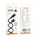 Кабель BOROFONE BX113 Lenny silicone charging data cable iP(L=1M) Black