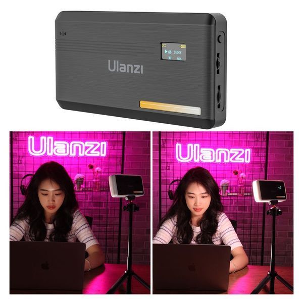Відеосвітло Ulanzi VL200 Bi-color Led Light 8W Black (2481 VL200)