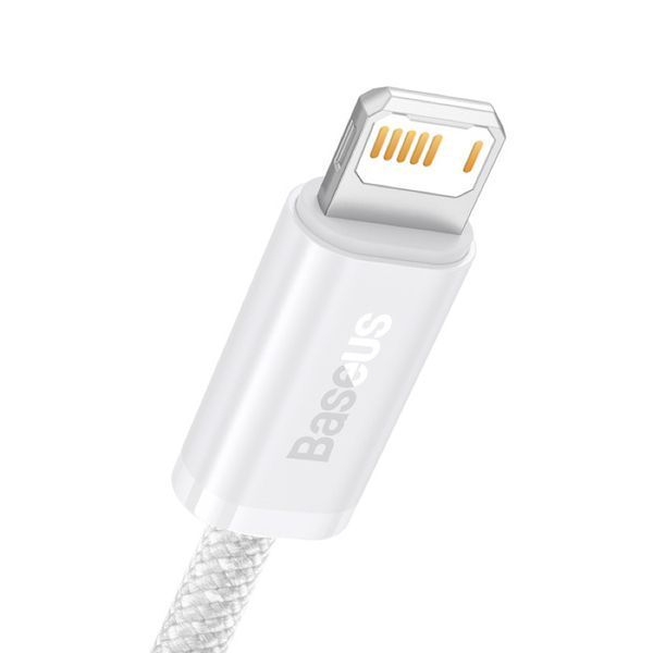 Кабель Baseus Dynamic Series Fast Charging Data Cable USB to iP 2.4A 1m White