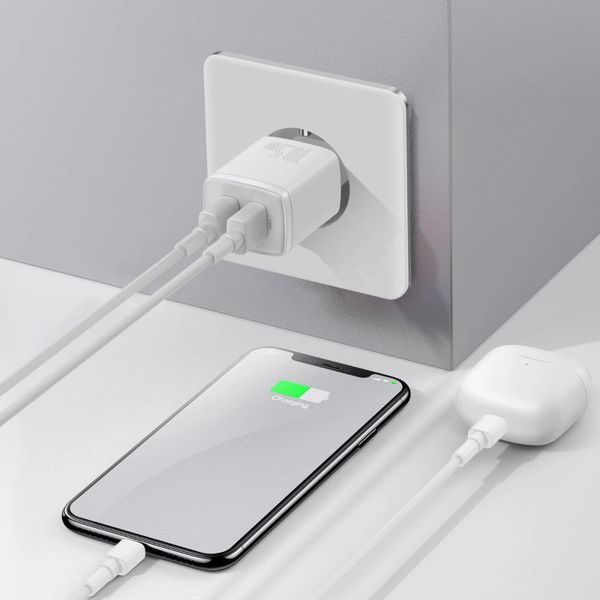 Сетевое зарядное устройство для Baseus Compact Charger 2U 10.5W EU White