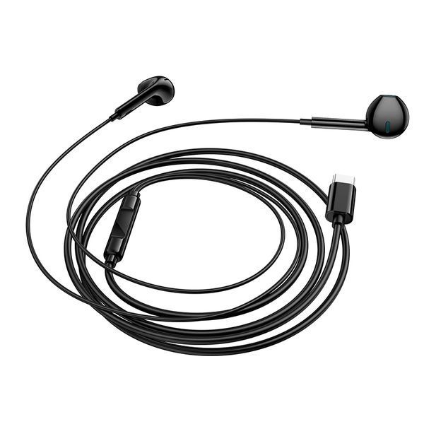 Наушники проводные BOROFONE BM100 (Type-C) Black
