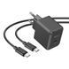 Сетевое зарядное устройство с кабелем HOCO CS13A Ocean single port PD20W charger set(Type-C to Type-C) Black