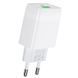 Сетевое зарядное устройство HOCO C72Q Glorious single port QC3.0 charger 18W White