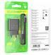 Сетевое зарядное устройство с кабелем BOROFONE BA72A Spring single port QC3.0 charger set(Type-C) 18W Black