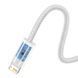 Кабель Baseus Dynamic Series Fast Charging Data Cable USB to iP 2.4A 1m White