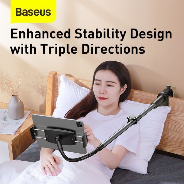 Тримач для планшету Baseus Otaku life rotary adjustment lazy holder Pro（Applicable for phone/ ipad) gray