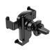 Автодержатель для телефона HOCO CA103 vertical and horizontal air outlet gravity car holder Black Metal Gray