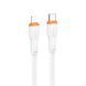 Кабель BOROFONE BX118 Esplendido PD Charging Data Cable iP White