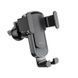 Автодержатель для телефона HOCO CA103 vertical and horizontal air outlet gravity car holder Black Metal Gray