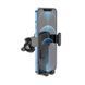 Автодержатель для телефона HOCO CA103 vertical and horizontal air outlet gravity car holder Black Metal Gray