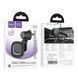 Автотримач для телефона з БЗП HOCO HW30 Crown magnetic wireless charging car holder (air outlet) Black Metal Gray