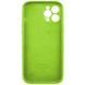 Чохол для смартфона Silicone Full Case AA Camera Protect for Apple iPhone 12 Pro 24,Shiny Green
