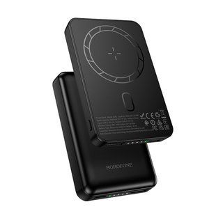 Внешний аккумулятор BOROFONE BJ82 Dawn magnetic power bank(5000mAh) Black