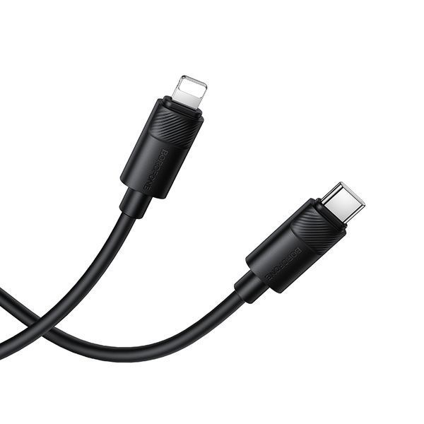 Кабель BOROFONE BX123 Leya PD30W silicone charging data cable iP Black