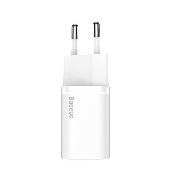 Сетевое зарядное устройство для Baseus Super Si Quick Charger 1C 25W EU White