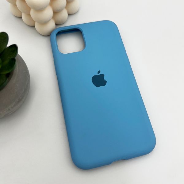 Чехол для смартфона Silicone Full Case AA Open Cam для iPhone 11 Pro Max круглый 49,Cornflower