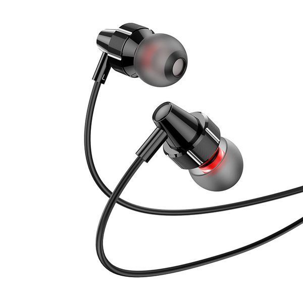 Навушники дротові HOCO M90 (3.5mm) Black Shadow
