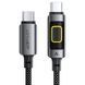 Кабель ACEFAST C21-03, Type-C to Type-C, 60W, 1.2m, Nylon, Aluminum Alloy connectors, Black