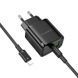 Мережевий зарядний пристрій з кабелем BOROFONE BA83A Flare star PD20W+QC3.0 charger set(C to iP) Black