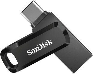 Флеш-накопитель SanDisk USB 3.1 Ultra Dual Go Type-C 256Gb (150 Mb/s)