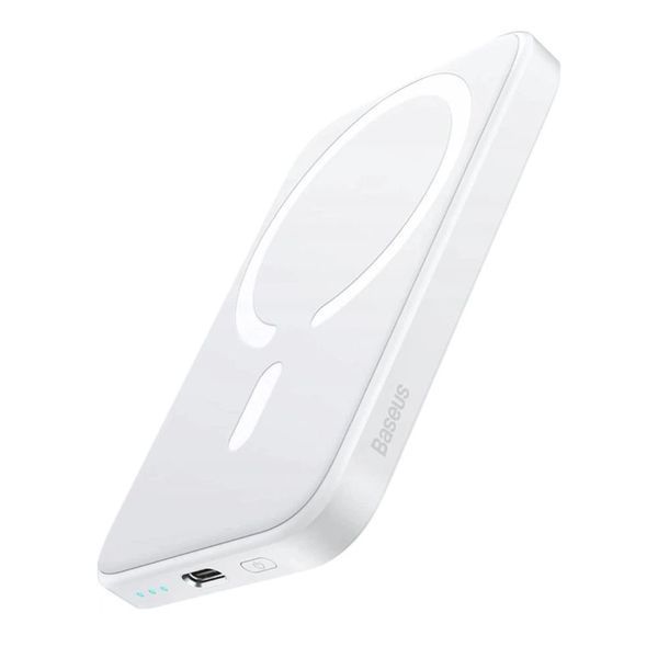 Внешний аккумулятор Baseus Magnetic Mini Air Wireless Fast Charge Power Bank 6000mAh 20W Stellar White