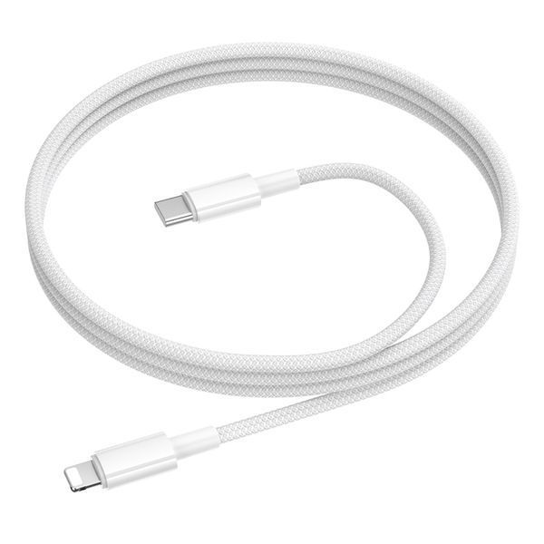 Кабель BOROFONE BX117 Source PD charging data cable iP White