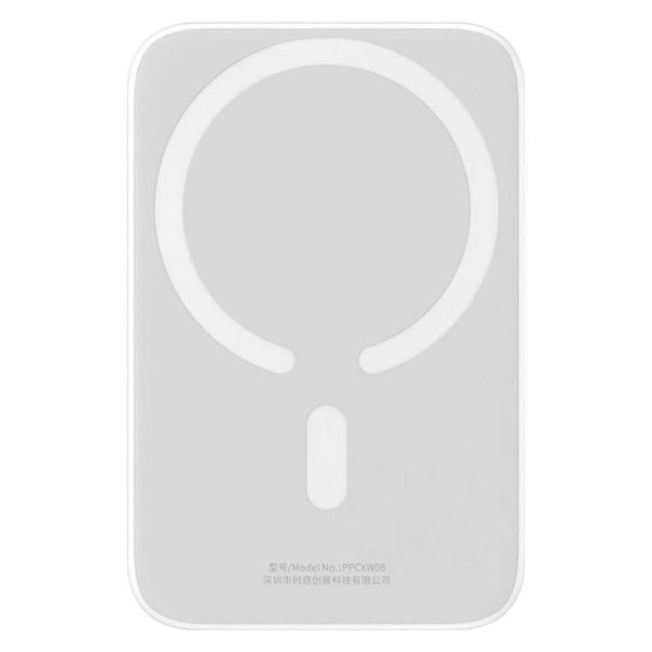 Внешний аккумулятор Baseus Magnetic Mini Air Wireless Fast Charge Power Bank 6000mAh 20W Stellar White