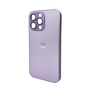 Чехол для смартфона AG Glass Matt Frame Color Apple iPhone 15 Pro Max Light Purple