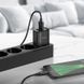 Мережевий зарядний пристрій з кабелем HOCO C141A Smart dual-port charger set(Micro) Black