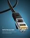 Кабель UGREEN NW102 Cat 6 U/UTP Lan Cable 1m (Black)(UGR-20159)