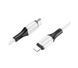 Кабель BOROFONE BX79 Type-C to iP 3A, 20W, 1m,, silicone, silicone connectors, White