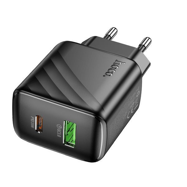 Сетевое зарядное устройство для HOCO CS25A Rico PD20W+QC3.0 charger Black