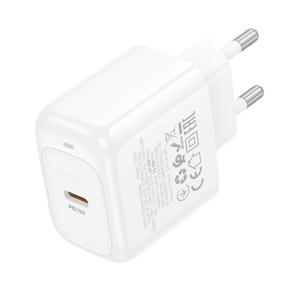 Сетевое зарядное устройство HOCO CS53A Surplus single port PD25W charger White
