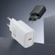 Мережевий зарядний пристрій HOCO N60 Gentle single port PD20W charger (EU) White