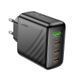 Мережевий зарядний пристрій HOCO CS27A Supply PD67W (3C1A) charger (EU) Black