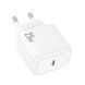 Сетевое зарядное устройство HOCO CS53A Surplus single port PD25W charger White