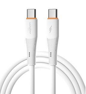 Кабель WUW-X225 Type-C to Type-C PD 65W white