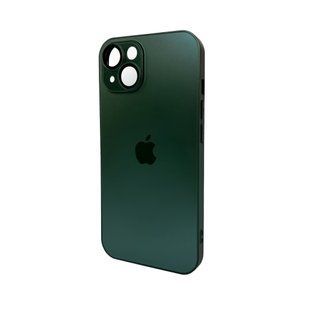 Чехол для смартфона AG Glass Matt Frame Color Apple iPhone 14 Cangling Green