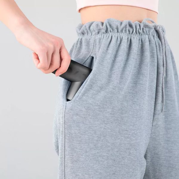 Перкуссионный массажер Xiaomi WOLONOW Smart Five-Speed ​​Pocket Fascia Gun Youth Edition Black