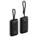 Внешний аккумулятор VEGER 10000 mAh with built-in cables C/ Lightning PD QC3.0 35W K1 (W1188) black