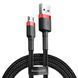 Кабель Baseus Cafule Cable USB 1.5A 2m Red+Black