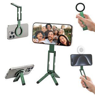 Держатель телефона Ulanzi MA60 Foldable Magnetic Phone Tripod (Green)