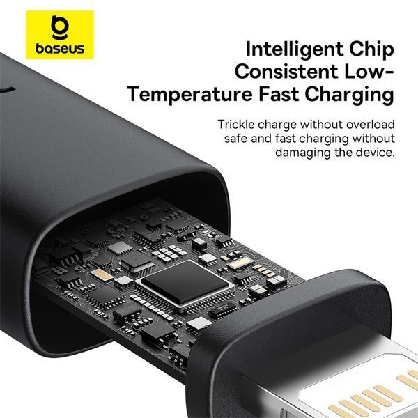 Кабель Baseus Dura Series Fast Charging Cable Type-C to iP 20W 1m Black