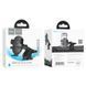 Автодержатель для телефона HOCO H19 Mighty one-button car holder(center console) Black