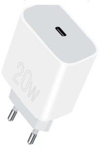 Мережевий зарядний пристрій WUW-C176 20W PD USB-C white