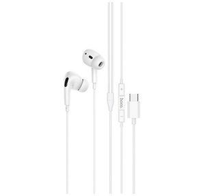 Навушники дротові HOCO M101 Pro Crystal (Type-C) White