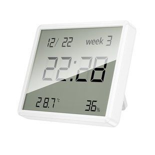 Термогигрометр HOCO HX41 Indoor electronic clock with hygrothermometer White