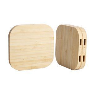 Бездротовий зарядний пристрій NN Q-8 15W wooden